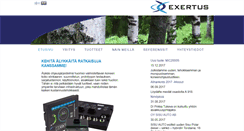 Desktop Screenshot of exertus.fi
