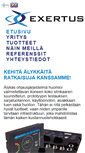 Mobile Screenshot of exertus.fi